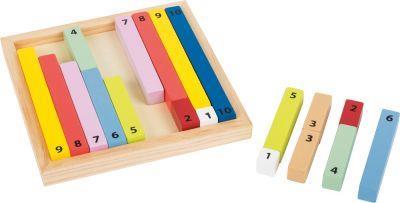 Kompetencje kluczowe, matematyka, pedagogika Montessori: kolorowe belki