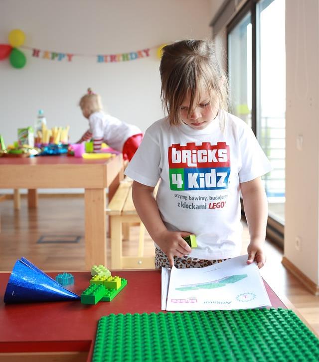 LEGO URODZINY Z BRICKS 4 KIDZ (dedykowane dzieciom od 4 do 12 lat, oferta dotyczy grupy 12 dzieci, każde następne dziecko 35 zł) cena 800 zł Brickastyczne przyjęcie urodzinowe bez nudy i sztampowych