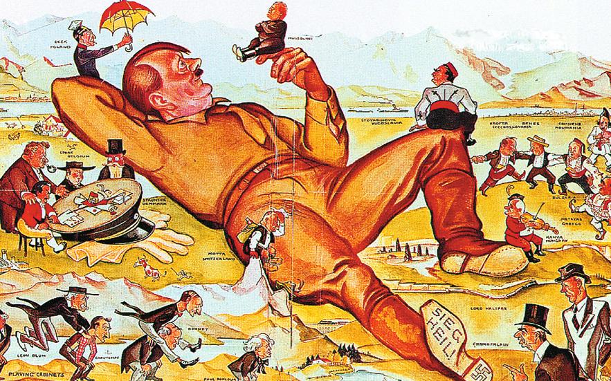14 marca 1939 roku Słowacja po oderwaniu się od Czechosłowacji utworzyła całkowicie zależne od Niemiec państwo.