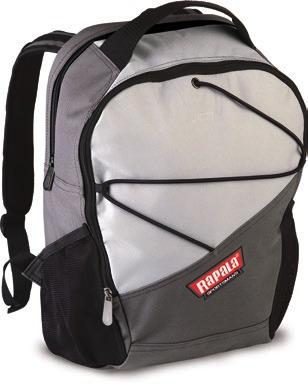 Wymiry Kolory 46012-2 40 cm x 30 cm x 21 cm szry / czrny Ideln torb n wypdy wędkrskie.