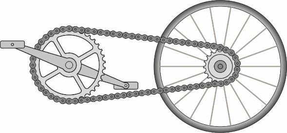 Zadanie 2. Kolarstwo (5 pkt.) a) Rower jest środkiem transportu napędzanym siłą mięśni człowieka.