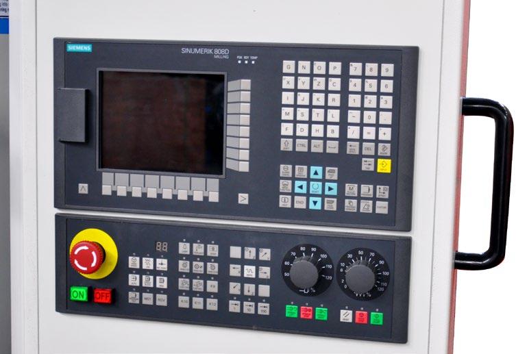 7 Stożek wrzeciona BT30 Wymiary stołu roboczego [mm] 900x250 Przesuw