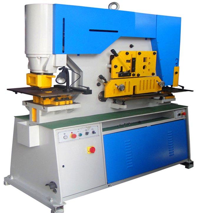 NOŻYCE TYPU IRON WORKER IW Od 28500 zł netto Model IW66 IW90 IW120 IW160 Siła nacisku [T] 55 75 110 140 Maksymalna grubość cięcia [mm] 16 20 25 26 Maksymalna długość cięcia [mm] 400