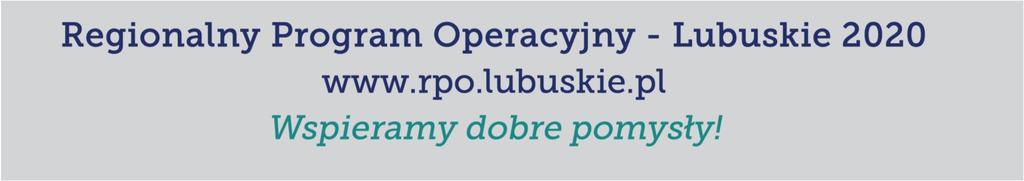 Wzór logotypów (dopuszcza się pasek pionowy i poziomy):