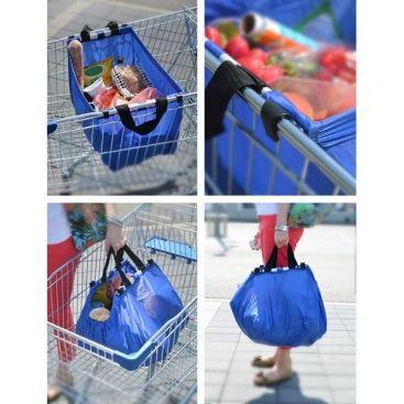 W zestawie poręczne etui, do którego można zapakować torbę. Wytrzymałość torby wynosi min. 15 kg.