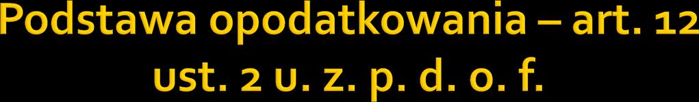 podatek zryczałtowany, o którym mowa w ust.