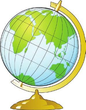 CZĘŚĆ II. ŚWIAT 17 globus model ziemi 1 Uzupełnij tekst: Ziemi m ksztłt. Oś Ziemi przebij jej powierzchnię w dwóch punktch: w.... i..... Równik dzieli kulę ziemską n dwie półkule:..... i.......... Południki 0 i 180 dzielą kulę ziemską n dwie inne półkule:.