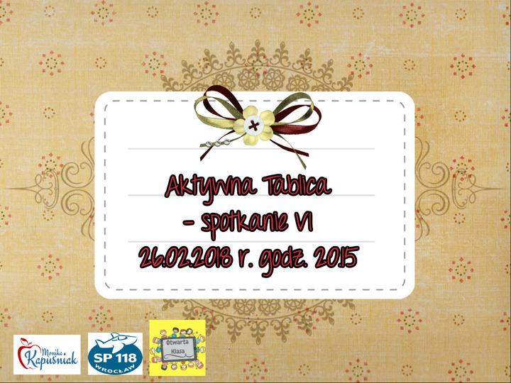 Tablica - spotkania online" oraz
