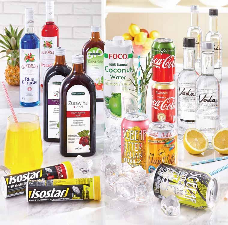 Syrop VICTORIA S 0,49 l 22,43/l 10 Woda kokosowa 1 l 100% pure 12 Woda VODA NATURALNA 350 ml gazowana, niegazowana 9,97/l 3 49 2 29 Napój gazowany COCA-COLA VANILLA 330 ml 6,94/l Sok PREMIUM ROSA 500