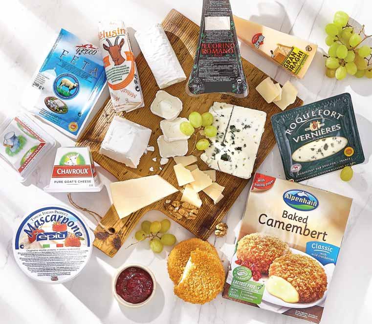 Ser feta GRECO 5,50/ 10 Ser kozi MÉLUSINE rolada 180 g 4,/ 8 Ser owczy PECORINO ROMANO 8,50/ 16 Ser dojrzewający