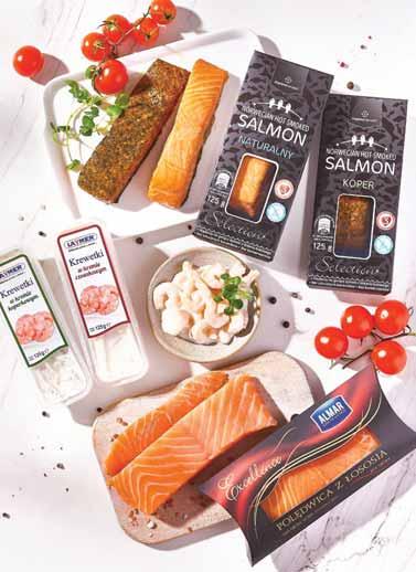 Łosoś wędzony na gorąco MARINE HARVEST 125 g 10,39/ 12 NOWOŚĆ 33 Małże św.