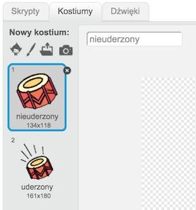 Teraz, kiedy masz dwa różne kostiumy dla swojego bębenka, możesz wybrać, który