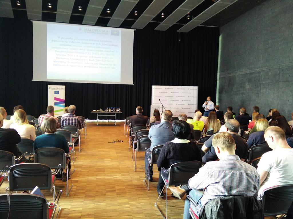 DOBRY PRZYKŁAD Aby przygotować gminy do kontroli i egzekwowania wymagań uchwały, Urząd Marszałkowski Województwa Małopolskiego zorganizował w dniach 13 i 14 czerwca 2017 roku szkolenie dla