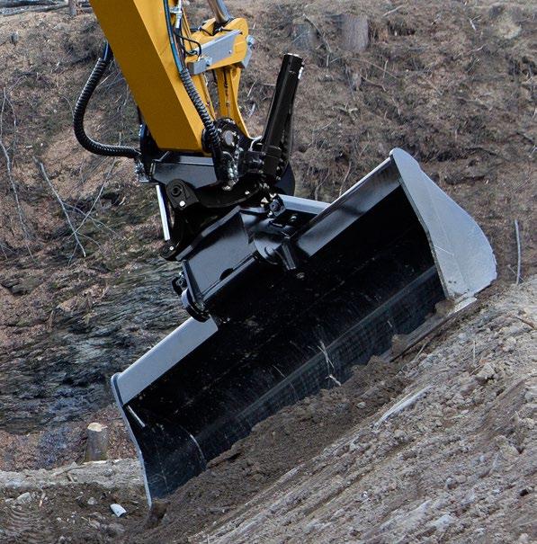 Hydraulika Szybkość, precyzja, wszechstronność Jeśli chcesz szybko przemieszczać materiał, potrzebujesz wydajnego układu hydraulicznego takiego jak w modelach z serii F.