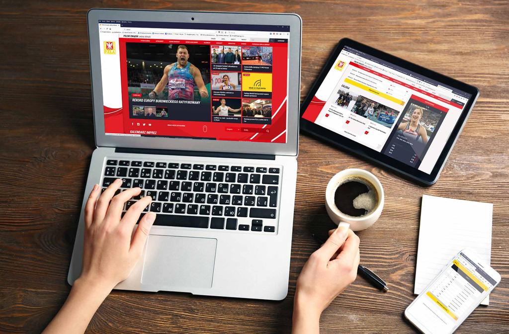 ZAPRASZAMY NA NASZE STRONY INTERNETOWE www.pzla.pl www.reprezentacjabiegowa.pl www.lekkoatletykadlakazdego.pl www.kusocinski.pzla.pl SKONTAKTUJ SIĘ Z NAMI POLSKI ZWIĄZEK LEKKIEJ ATLETYKI ul.