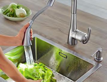 Pull-Out Dual Spray Wyciągana wylewka zwiększająca ergonomię i łatwe