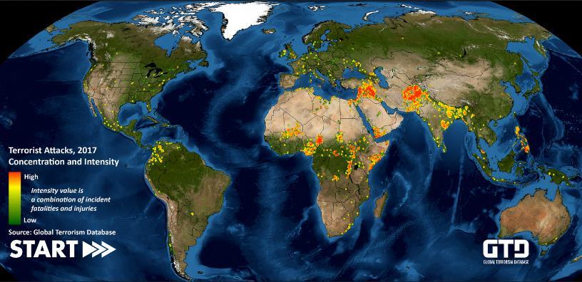 Globalne zagrożenia terrorystyczne w 2017 r.