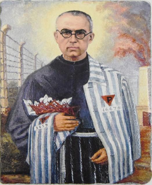 There, in the midst of the death camp's unimaginable daily horrors, he worked to encourage his fellow prisoners by setting an example of faith and hope.