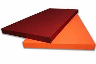Luxor C The Luxor products are sound absorbers and creative furnishing for indoor use made of a fire resistant melamine foam panel installed in a