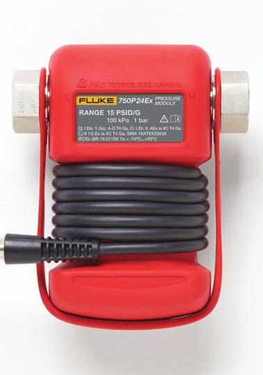 DANE TECHNICZNE Moduły ciśnieniowe Fluke z serii 750P Precyzyjny miar ciśnienia dla kalibratorów z serii 750 i 720 Moduły ciśnieniowe z serii 750P doskonale nadają się do