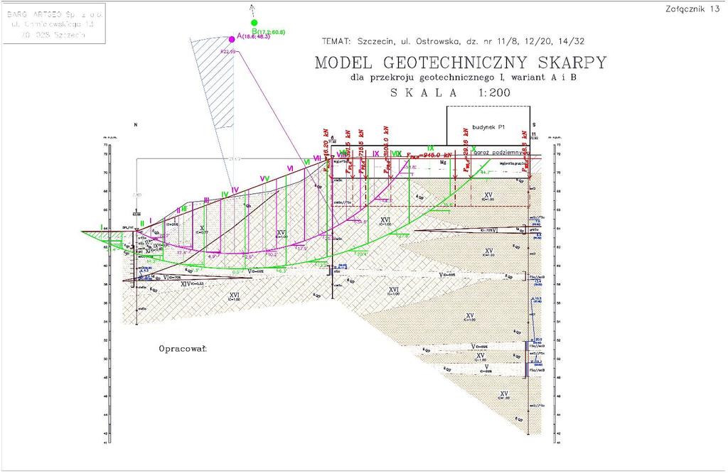 WIERCENIA GEOLOGICZNE OPRACOWANE WYNIKI BADAŃ TERENOWYCH Nasze dokumentacje wykonywane są z najwyższą starannością, a do ich tworzenia korzystamy z takich programów jak AutoCad, Geo5 czy Geostar.