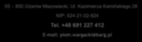 +48 661 661 841 E-mail: grzegorz.rutkowski@barg.