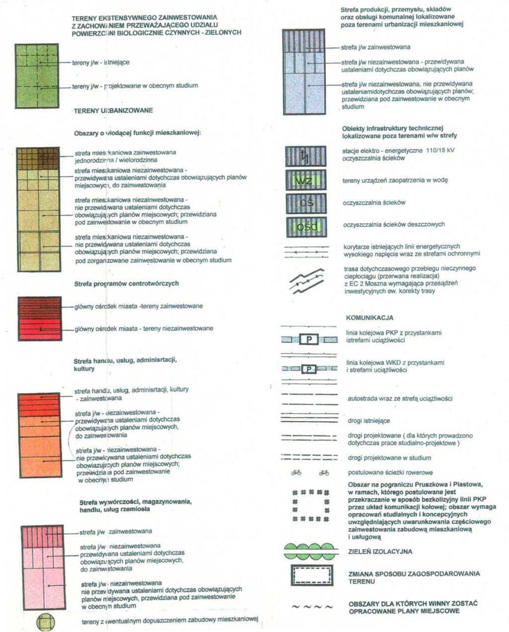 MIEJSKIEJ RAY MIEJSKIEJ W PRUSZKOWIE LINIE ZABUOWY OBOWIĄZUJĄCE MWU KZ ch ł p j / s c x d d s cx d s d d /B d f d N f c / c c c f m MIEJSCOWY PLAN ZAGOSPOAROWANIA PRZESTRZENNEGO CZĘŚCI OBSZARU MIASTA