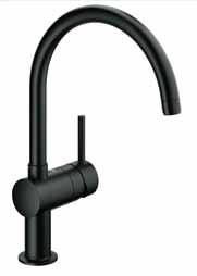 biały (LS0) głowica ceramiczna 46 mm z GROHE Silkmove regulowany ogranicznik strumienia przepływu obrotowa wylewka wybór kąta obrotu: 0 / 150 / 360