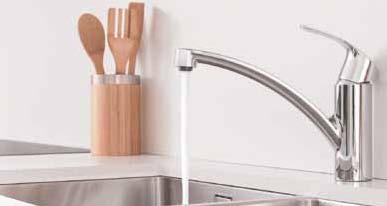 mm powł. owa z GROHE StarLight głow. ceram. 35 mm z GROHE Silkmove regul. ogranicznik strumienia przepływu obr. wylewka zintegr., wyciąg.