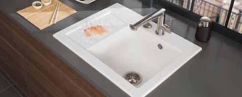 wszystkie zlewozmywaki Villeroy&Boch posiadają szkliwo ceramicplus.