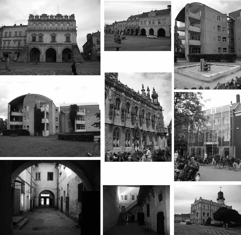 370 1. Kamienica Orsettich / Orsetti family house 2. Kamienice wiatowe / Umbrella roofed apartment houses 3. Przestrzeń społeczna / Social space 4.