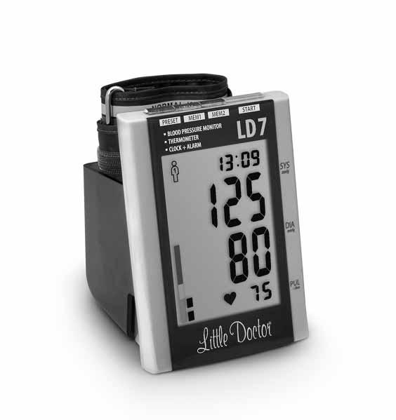LD7 Digital Blood Pressure Monitor Instruction Manual ENG