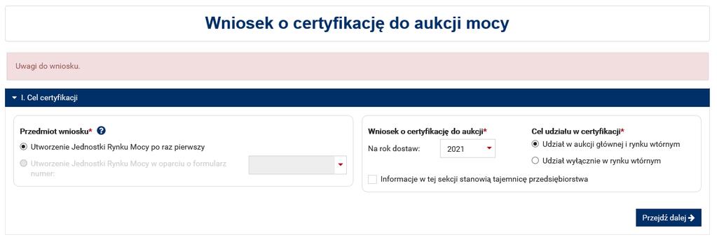 Poprawa wniosku jest możliwa podczas okresu składania wniosków (dla wniosków mających status Złożony ) lub podczas procesu uzupełnień w przypadku, gdy OSP rozpatrzył dany wniosek negatywnie (wniosek