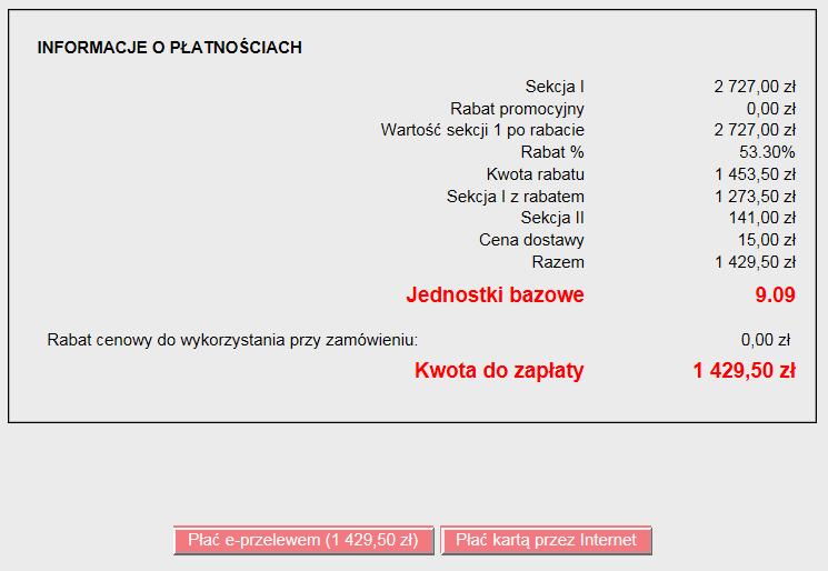 Operator płatności ecard akceptuje karty kredytowe oraz karty debetowe, które mają opcję płatności przez internet (o szczegóły dowiedz się w swoim banku) Jeśli wybierasz opcję płatności e-przelewem