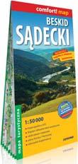 BESKID ŻYWIECKI ISBN: 978-83-8046-388-2 MAPA KODÓW POCZTOWYCH papierowa mapa samochodowa