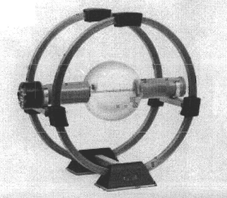 Załącznik do instrukcji ćwiczenia nr U.9.11. Opis lampy do wyznaczania ładunku właściwego elektronu (e/m) metodą odchyleń w polu magnetycznym.