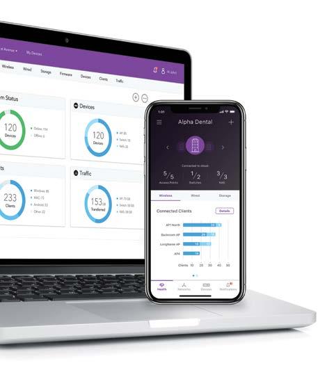 ODKRYJ NOWY SPOSÓB ZARZĄDZANIA SIECIĄ ZA POMOCĄ APLIKACJI NETGEAR INSIGHT W łatwy sposób konfiguruj i zarządzaj swoją siecią za pomocą smartfona lub tableta!