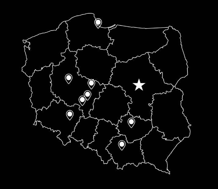 Górnośląska 79a Ostrów Wielkopolski pl. 23 stycznia 16 Poznań ul. Ogrodowa 10 Kielce ul. Warszawska 26 Konin ul.
