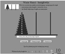 Problem: przesuń n klocków z A na C.