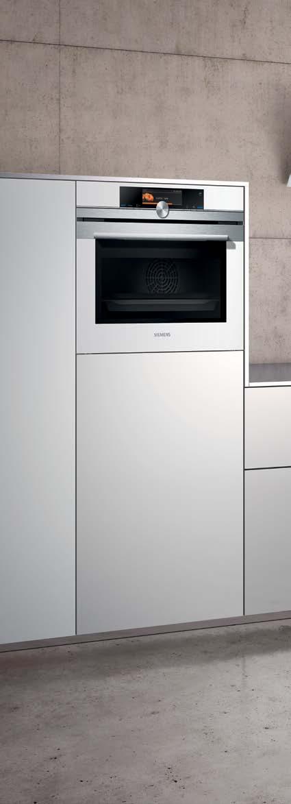 temperaturze, Podgrzewanie, Podtrzymywanie ciepła Pojemność piekarnika: 71 l Moc przyłączeniowa: 3,65 kw Regulacja temperatury: 30 300 C Wyświetlacz TFT Display 2,8 z przyciskami sensorowymi