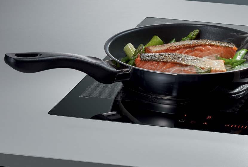 Inspirujący duet płyta z modułem wentylacyjnym. System inductionair łączy dwa wyjątkowe urządzenia płytę flexinduction oraz rewolucyjny, zintegrowany element wentylacyjny modulair.