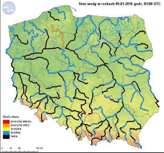 Oblodzenie/1 Obszar: województwo mazowieckie Ważność: od 2016-01-09 godz.17.00 do 2016-01- 10 godz.