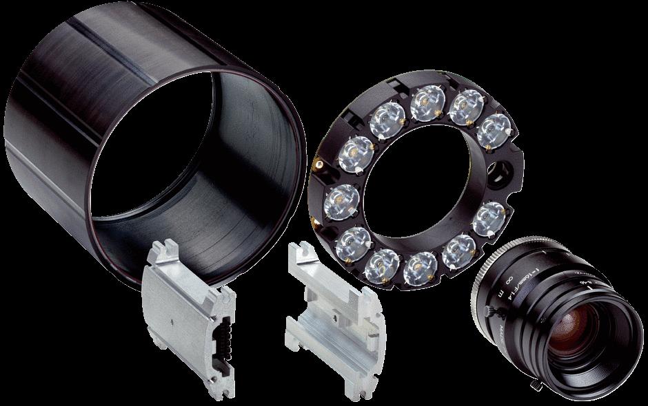 Krótki opis Inne akcesoria Typ Nr artykułu SSL-2J08-G02MACE 6049728 Zestaw optyczny 04 z obiektywem o ogniskowej 35 mm, oświetleniem w kolorze białym, uchwytem dystansowym i pokrywą ochronną elementu