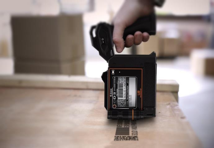 ELABEL DUE Ręczna drukarka atramentowa ANSER U2 MOBILE ONE Pierwsza, jednocalowa (2,5 cm wysokości zadruku), naprawdę kompaktowa, ręczna drukarka typu inkjet do znakowania produktów.