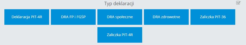 m) Tabela Kwoty podatków do zapłaty oraz zwrotu - tabela przedstawia wartość kwoty podatków do zapłaty lub do zwrotu.