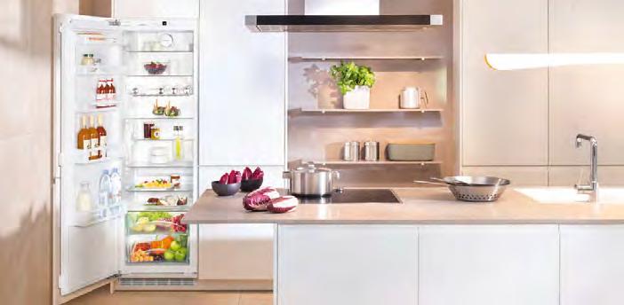 przechowywanym produktom. Bogata oferta Liebherr pozwoli Ci dobrać lodówkę, która spełni wszelkie Twoje potrzeby: wolnostojącą, podblatową lub nablatową.