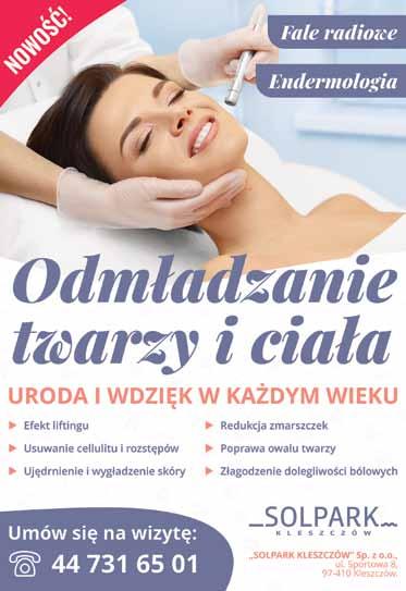 16 Informator KLESZCZOWSKI NR 18/491 Prosto z SOLPARKU Filmowy wieczór SOLPARK zaprasza mieszkańców gminy na projekcje filmów.