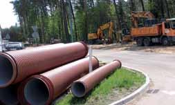 Warszawka : sieć wodociągowa ok. 1,1 km, przyłącza wodociągowe ok. 370 m (83 szt.), Wolica pod lasem : sieć wodociągowa ok. 0,5 km, przyłącza wodociągowe ok. 180 m (32 szt.