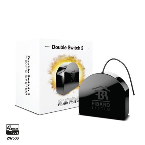 Double Switch 2 FIBARO Double Switch 2 to moduł umożliwiający zdalne sterowanie dwoma obwodami lub sprzętami na