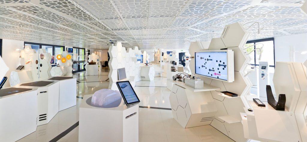 Główne założenia przestrzeni: Centralny Dom Technologii ma realizować trzy funkcje: 1) showroom/czasowe wystawy edukacyjne nt.
